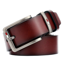 Load image into Gallery viewer, Dandali L8039 Men Casual Antique Pin Buckle Leather Belt Waistband, Length: 110-125cm