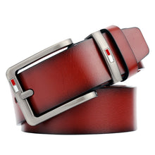 Load image into Gallery viewer, Dandali L8039 Men Casual Antique Pin Buckle Leather Belt Waistband, Length: 110-125cm