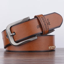Load image into Gallery viewer, Dandali XX823 Men Retro Pin Buckle Leather Belt Waistband, Length: 110cm
