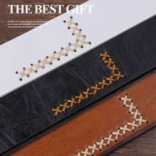 Load image into Gallery viewer, Dandali XX823 Men Retro Pin Buckle Leather Belt Waistband, Length: 110cm