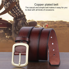Load image into Gallery viewer, Dandali YY23 Men Retro Antique Pin Buckle Leather Belt Waistband, Length: 95-115cm