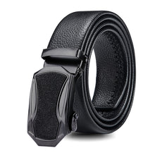 Load image into Gallery viewer, Dandali GD834 Gypsophila Actual Run Triangle Men Automatic Buckle Double Edge Wrapping Leather Belt Waistband, Length: 120cm