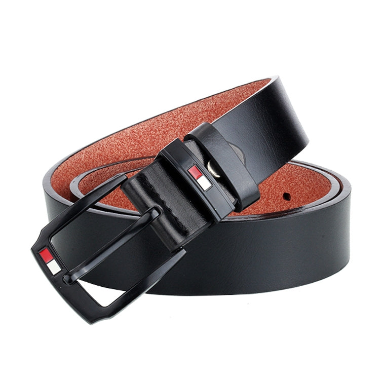 Dandali L8032 Men Retro Casual Antique Buckle Leather Belt Waistband, Size: 110-125cm