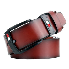Load image into Gallery viewer, Dandali L8032 Men Retro Casual Antique Buckle Leather Belt Waistband, Size: 110-125cm