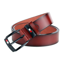 Load image into Gallery viewer, Dandali L8032 Men Retro Casual Antique Buckle Leather Belt Waistband, Size: 110-125cm