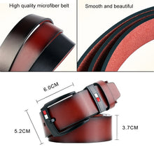 Load image into Gallery viewer, Dandali L8032 Men Retro Casual Antique Buckle Leather Belt Waistband, Size: 110-125cm