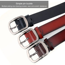 Load image into Gallery viewer, Dandali L8034 Men Casual Antique Pin Buckle Leather Belt Waistband, Size: 110-125cm