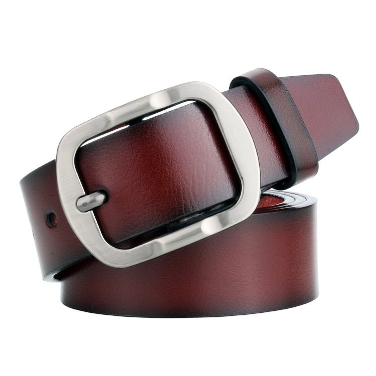 Dandali L8034 Men Casual Antique Pin Buckle Leather Belt Waistband, Size: 110-125cm