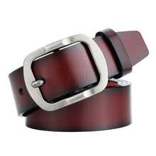Load image into Gallery viewer, Dandali L8034 Men Casual Antique Pin Buckle Leather Belt Waistband, Size: 110-125cm