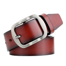 Load image into Gallery viewer, Dandali L8034 Men Casual Antique Pin Buckle Leather Belt Waistband, Size: 110-125cm