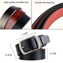Load image into Gallery viewer, Dandali L8035 Men Casual Antique Pin Buckle Leather Belt Waistband, Size: 110-125cm