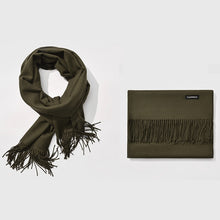 Load image into Gallery viewer, Autumn and Winter Season Classic Solid Color Imitation Cashmere Scarf, Size: 60 * 200cm