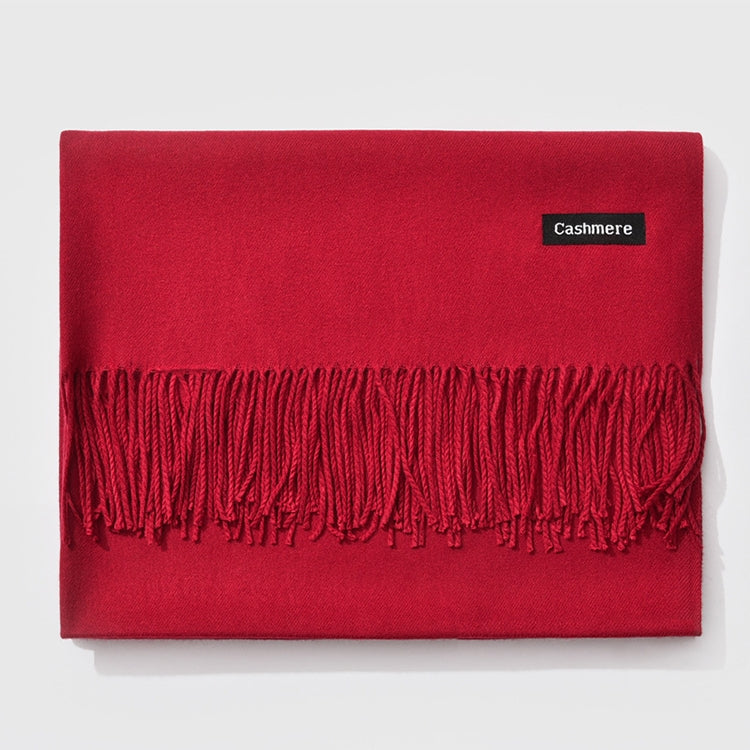 Autumn and Winter Season Classic Solid Color Imitation Cashmere Scarf, Size: 60 * 200cm, Dark Red, Grey, Army Green, Khaki, Black, Blue, Coffee, Light Coffee, Dark Coffee, Light Orange, Dark Pink, Light Pink, Dark Dreen, Light Grey, Dark Grey, Light Kh...