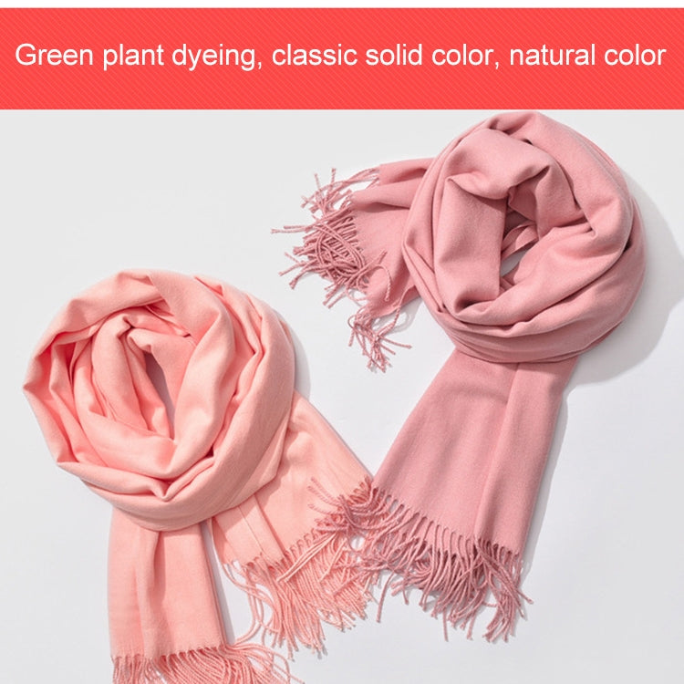 Autumn and Winter Season Classic Solid Color Imitation Cashmere Scarf, Size: 60 * 200cm