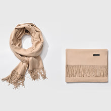 Load image into Gallery viewer, Autumn and Winter Season Classic Solid Color Imitation Cashmere Scarf, Size: 60 * 200cm
