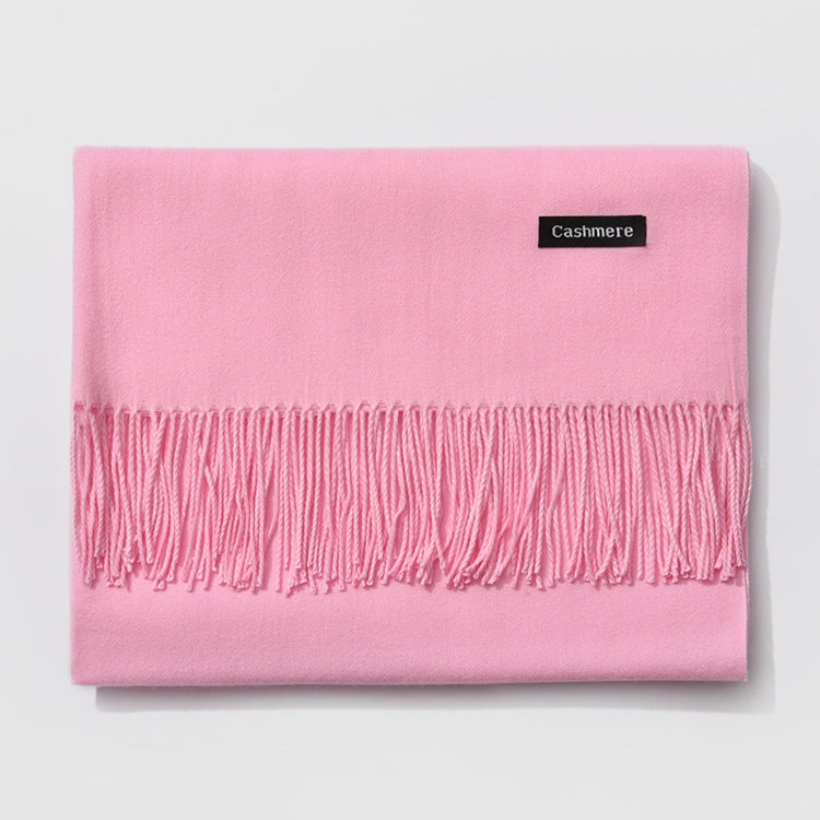 Autumn and Winter Season Classic Solid Color Imitation Cashmere Scarf, Size: 60 * 200cm, Pink, Dark Red, Grey, Army Green, Khaki, Black, Blue, Coffee, Light Coffee, Dark Coffee, Light Orange, Dark Pink, Light Pink, Dark Dreen, Light Grey, Dark Grey    ...