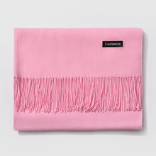 Load image into Gallery viewer, Autumn and Winter Season Classic Solid Color Imitation Cashmere Scarf, Size: 60 * 200cm, Pink, Dark Red, Grey, Army Green, Khaki, Black, Blue, Coffee, Light Coffee, Dark Coffee, Light Orange, Dark Pink, Light Pink, Dark Dreen, Light Grey, Dark Grey    ...
