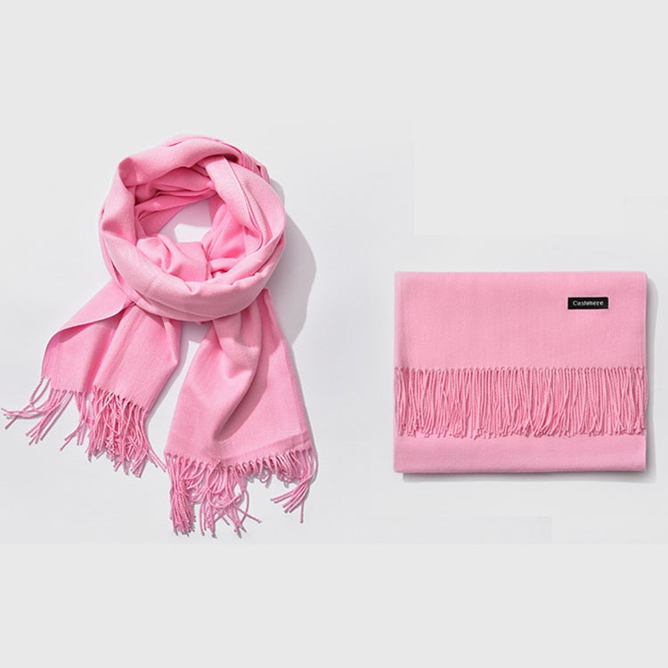 Autumn and Winter Season Classic Solid Color Imitation Cashmere Scarf, Size: 60 * 200cm, Pink, Dark Red, Grey, Army Green, Khaki, Black, Blue, Coffee, Light Coffee, Dark Coffee, Light Orange, Dark Pink, Light Pink, Dark Dreen, Light Grey, Dark Grey    ...