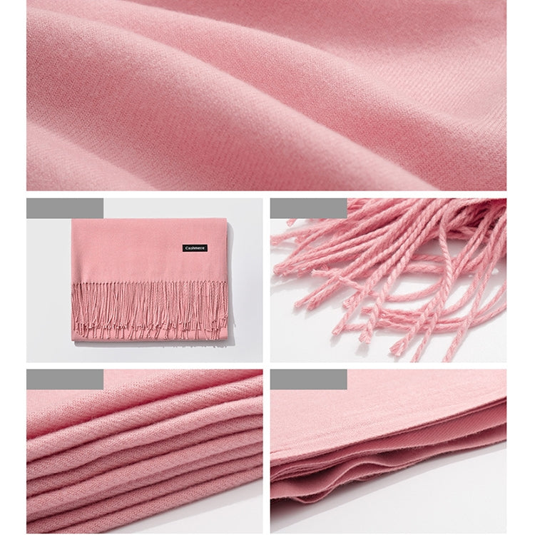 Autumn and Winter Season Classic Solid Color Imitation Cashmere Scarf, Size: 60 * 200cm, Pink, Dark Red, Grey, Army Green, Khaki, Black, Blue, Coffee, Light Coffee, Dark Coffee, Light Orange, Dark Pink, Light Pink, Dark Dreen, Light Grey, Dark Grey    ...