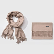 Load image into Gallery viewer, Autumn and Winter Season Classic Solid Color Imitation Cashmere Scarf, Size: 60 * 200cm