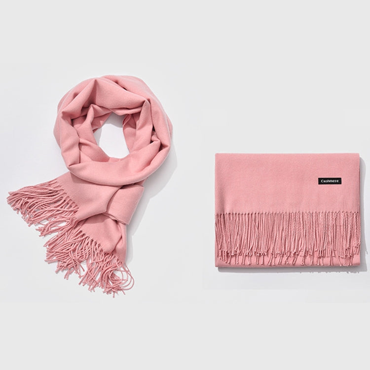 Autumn and Winter Season Classic Solid Color Imitation Cashmere Scarf, Size: 60 * 200cm, Pink, Dark Red, Grey, Army Green, Khaki, Black, Blue, Coffee, Light Coffee, Dark Coffee, Light Orange, Dark Pink, Light Pink, Dark Dreen, Light Grey, Dark Grey    ...