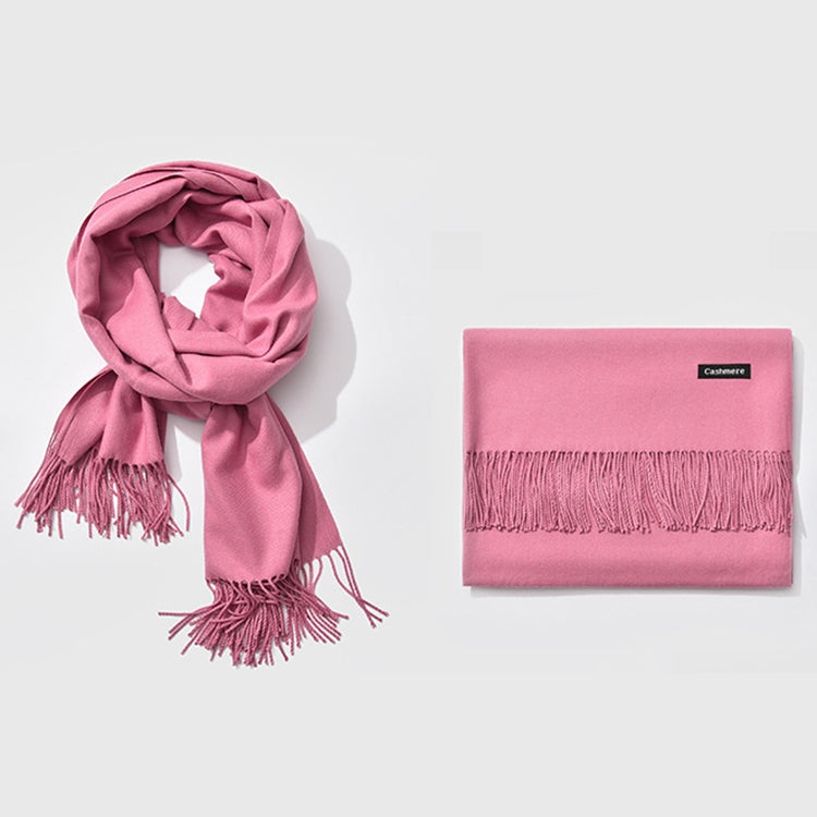 Autumn and Winter Season Classic Solid Color Imitation Cashmere Scarf, Size: 60 * 200cm