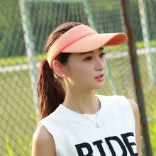 Load image into Gallery viewer, Lightweight and Comfortable Visor Cap for Women in Outdoor Golf Tennis Running Jogging Adjustable Strap