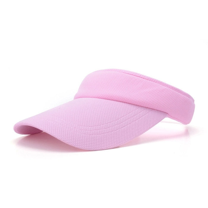 Lightweight and Comfortable Visor Cap for Women in Outdoor Golf Tennis Running Jogging Adjustable Strap
