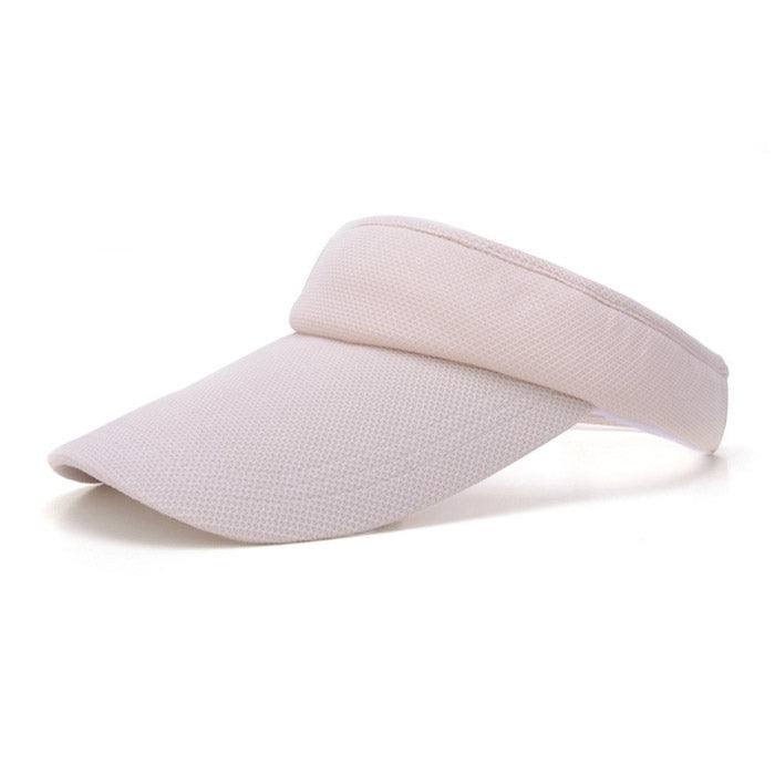 Lightweight and Comfortable Visor Cap for Women in Outdoor Golf Tennis Running Jogging Adjustable Strap