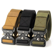 Load image into Gallery viewer, ENNIU 3.8cm Wide Snake Buckle Outdoor Casual Nylon Belt Adjustable Multifunction Training Belts