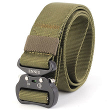 Load image into Gallery viewer, ENNIU 3.8cm Wide Aviation Aluminum Buckle Nylon Belt Adjustable Multifunction Training Belts