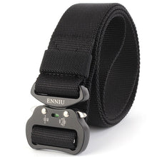 Load image into Gallery viewer, ENNIU 3.8cm Wide Aviation Aluminum Buckle Nylon Belt Adjustable Multifunction Training Belts