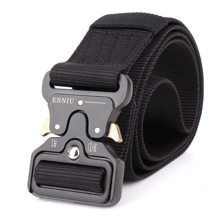ENNIU 4.3cm Wide Outdoor Casual Nylon Belt Adjustable Multifunction Training Belts for Men, Black, Brown, Urban camouflage, Desert camouflage, Jungle camouflage, CP camouflage, Army Green