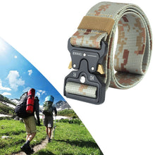 Load image into Gallery viewer, ENNIU 4.3cm Wide Outdoor Casual Nylon Belt Adjustable Multifunction Training Belts for Men