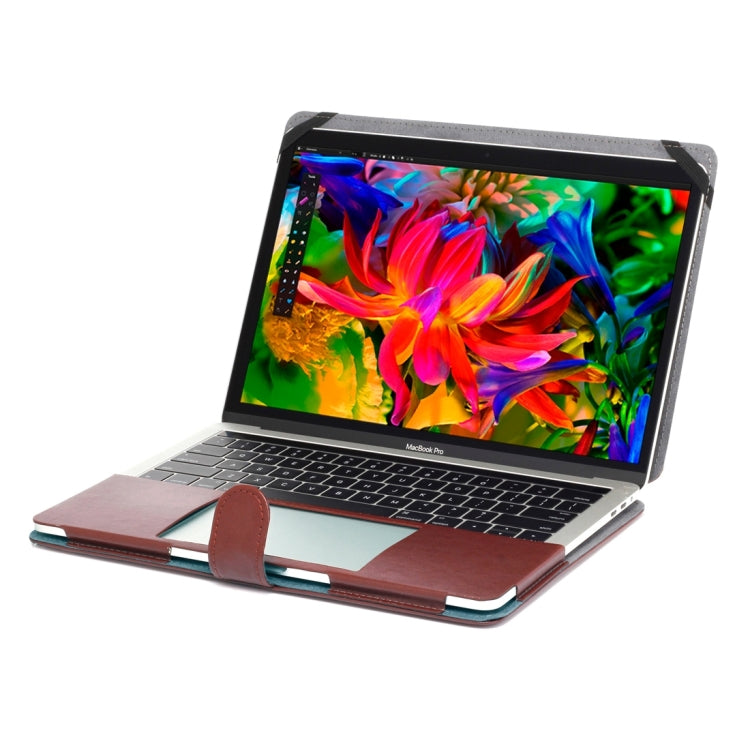 For 2016 New Macbook Pro 15.4 inch A1707 Laptop Crazy Horse Texture Horizontal Flip Leather Case