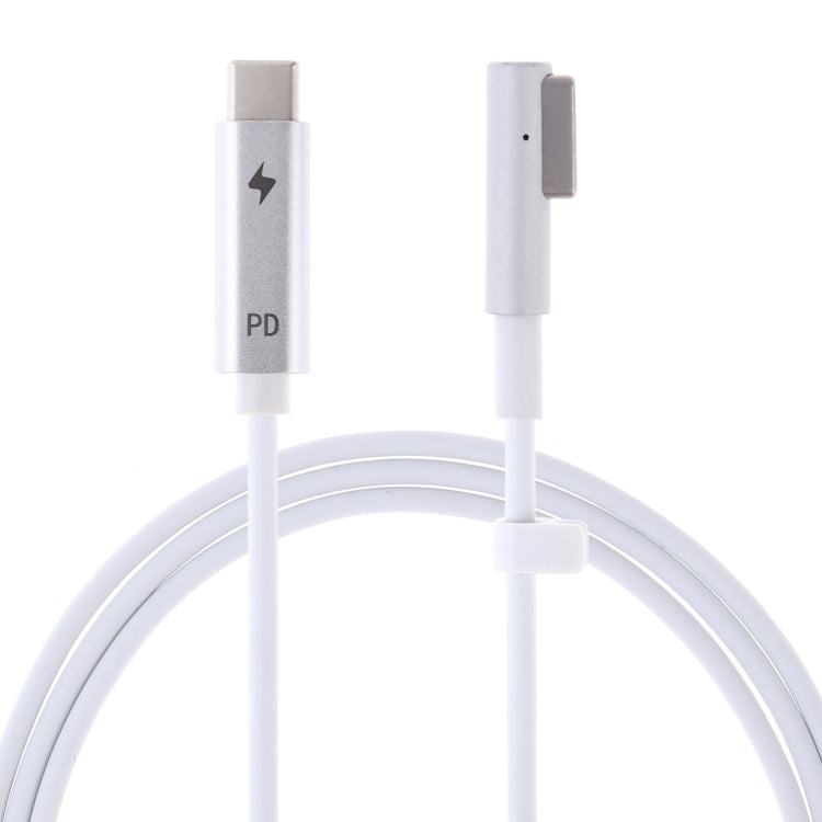 45W / 60W / 65W 5 Pin MagSafe 1 (L-Shaped) to USB-C / Type-C PD Charging Cable