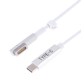 45W / 60W / 65W 5 Pin MagSafe 1 (L-Shaped) to USB-C / Type-C PD Charging Cable