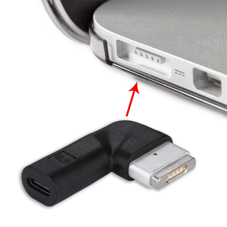 USB-C / Type-C Female to 5 Pin MagSafe 2 (T-Shaped) Male Charge Adapter