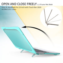 Load image into Gallery viewer, For MacBook Pro 13 inch 2022 &amp; A2289 / A2251 / A2338 2020 PC + TPU Two Colors Laptop Protective Case
