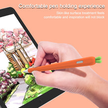 Load image into Gallery viewer, LOVE MEI For Apple Pencil 1 Carrot Shape Stylus Pen Silicone Protective Case Cover, For Apple Pencil 1