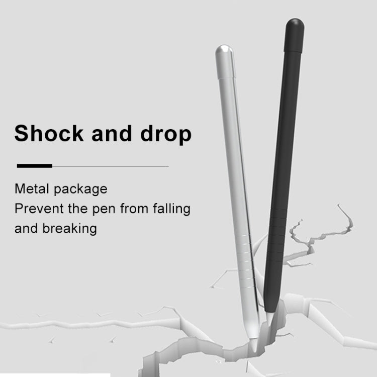 Metal Matte Non-slip Stylus Pen Protective Case for Apple Pencil 2