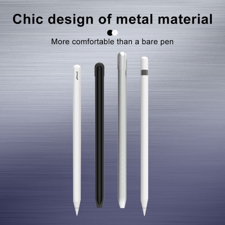 Metal Matte Non-slip Stylus Pen Protective Case for Apple Pencil 2
