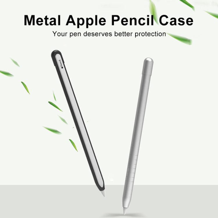 Metal Matte Non-slip Stylus Pen Protective Case for Apple Pencil 1