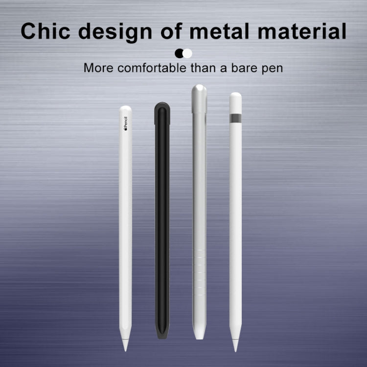 Metal Matte Non-slip Stylus Pen Protective Case for Apple Pencil 1