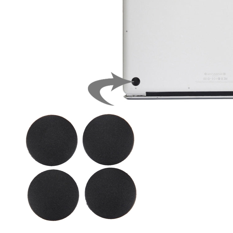 4 PCS for Macbook Pro 13.3 inch & 15.4 inch & 17 inch (2009-2011) A1278 & A1286 & A1297 / MC700 / MB990 / MC374 / MB991 / MC721 / MB985 / MB986 Bottom Case Rubber Mats