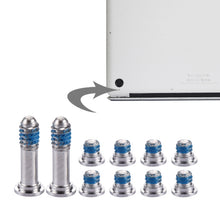 Load image into Gallery viewer, 10 in 1 for Macbook Air 13.3 inch (2010) A1369 / MC503 / MC504 Original Computer Case Bottom Cover Screws (2 Long + 8 Short)