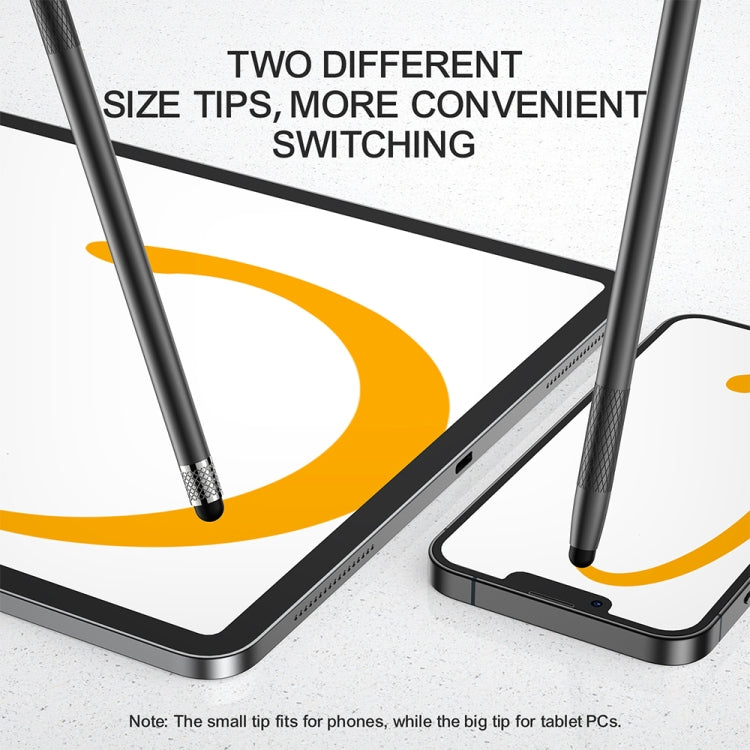 JOYROOM JR-DR01 Universal Dual-head Replaceable Silicone Tips Passive Tablet Stylus Pen