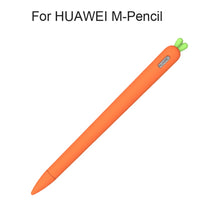 Load image into Gallery viewer, Cute Carrot Liquid Silicone Protective Cover with Pen Cap &amp; Nib Cover for Huawei M-Pencil