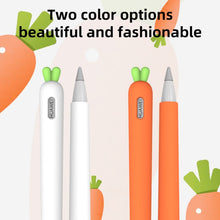 Load image into Gallery viewer, Cute Carrot Liquid Silicone Protective Cover with Pen Cap &amp; Nib Cover for Huawei M-Pencil