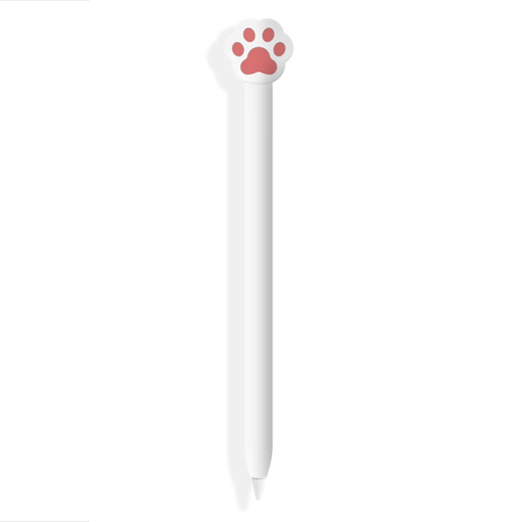 Cute Cartoon Silicone Protective Cover for Apple Pencil 1(Five-pointed Star Pink)